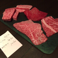 焼肉 じゅん - 本日のお肉5種盛り合わせ