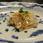 じん市 - 天然とらふぐ皮の煮こごり