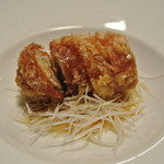 じん市 - 油淋鶏　山うど