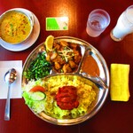 アジアンレストラン&バー ラクシミ - 【2020年１月29日】『ネパーリタリセット』。