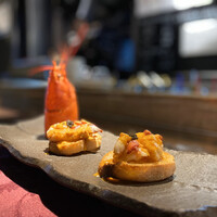 道頓堀 てっぱん豊島家 - オマール海老のアメリケーヌソース