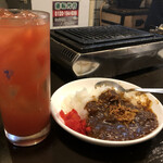 大衆ホルモン焼肉 順 - 〆のトマチュと〆のカレー