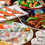 いけす海幸 - ファミリーいかコース（4名様分）いかの活造り