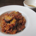 三日月 - 米ナスのボロネーゼ