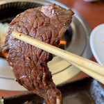 焼肉　じゅん - ロース箸上げ