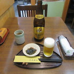 Shimizuya - ビール・お通し