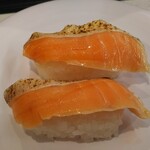 かっぱ寿司 - 焼きサーモン