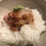 はしたて - 鯛の胡麻味噌丼