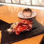 はしたて - ローストビーフと鯖寿司