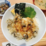 津田宇水産 レストラン - 甘めのどんつゆで美味さ倍増