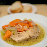 肉バル LEONE - 2020.1 骨付き鶏のルスティード バゲット付き（1,380円）