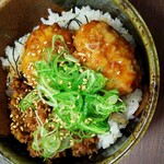 極楽湯  - ミニつくね丼