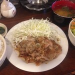 Gekiuma Horumon Damashii - 生姜焼き定食