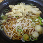 ふじ - 天ぷらそば小一個、ごぼうを選択