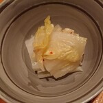 居酒屋 耕治 - 代わりに白菜のおひたしくれました