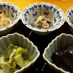 京のおうち割烹 ときをみ - 小鉢盛合せ５種（1600円）