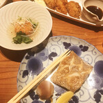 笠組 - 太刀魚の時、割り箸をそえてくれた