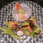 秋田牛鉄板焼 銀座五明 - サラダ