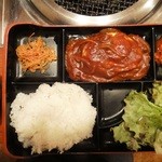 ぱんが - 2012年4月ハンバーグ定食