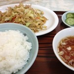 中華料理　松楽 - 野菜炒め定食