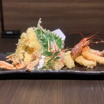 海鮮と蟹 個室居酒屋 豊浜 - 天麩羅3種