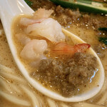 麺創 なな家 - ・猪とエビらー油のお正月坦々麺 980円