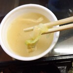 かっすい亭 - お味噌汁は油揚げと白菜