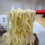 金田家 - 2012年3月　麺はいつもの細麺です