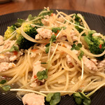ナガタ店 - 自家製ゆずこしょうと鶏ひき肉？（pasta）