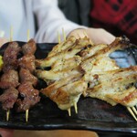 Yakitori Don - しっかりと手打ちの「かしらと手羽先」♪