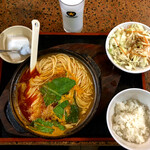 Tennenkyo - 骨付きラム肉麺定食950円税込