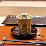 鮨旬美西川 - 梅の茶碗蒸し