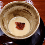 鮨旬美西川 - 梅の茶碗蒸し