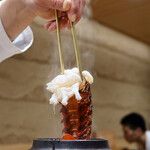 鮨旬美西川 - 軽く茹でて