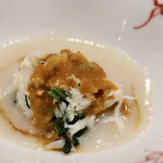 鮨旬美西川 - ワタリガニと里いものすり流し