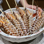 鮨旬美西川 - 輝く特大の愛知産車海老