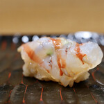 鮨旬美西川 - 車海老(レア)