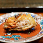 鮨旬美西川 - 車海老のアタマ