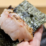 鮨旬美西川 - カマスの炙り