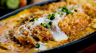 Tonkatsu Akari - かつ煮とじ鉄板定食