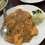 こいや - エビチリソース炒め