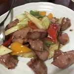 こいや - ハムとセロリの炒め物