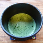 遊季の里 - ウエルカムドリンクと茶菓子