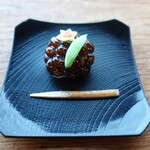 遊季の里 - ウエルカムドリンクと茶菓子