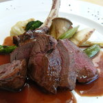 ルクソール - 肉料理　鹿肉の赤ワインソース