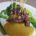 あらかると - ぷりぷりはたるいかと春野菜の酢味噌 時価