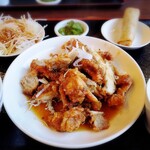 台湾料理 龍源 - 日替りランチ(油淋鶏) ５８０円