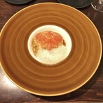 セルサルサーレ - セイコガニのリゾット　マイクロ春菊