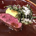 セルサルサーレ - 蝦夷鹿のロースト　そのジュとカカオのソース