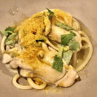 セルサルサーレ - 牡蠣のパスタ　ボッタルガをかけて
